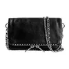 Shoulder Bags For Women Crossbody Bag Designer Wing Decoration 2Chains Straps Big Style Flap Zipper Mini Black 240429