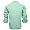 Heren-jurts HI-TIE GEWELDIGE SILF SILD HENS SHIRTS SHIRTS LANG SLE RAPEL TRAND SPREEK SHIRE BRUIDE BEDRIJFSVAARDING BLAUWE MINT PERK PERK PAAR GROEN GREE GREEN D240507