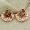 Dangle Earrings Vintage National Retro Bollywood Kundan Drop Jhumka Jhumki Gypsy Jewelry Gift Ins