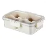 Opslagflessen Spiice Rack Bin Pantry Tray Organizer Clear Kitchen Container voor aanrecht