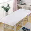 Almohada de mesa impermeable y a prueba de aceite lecho de mesa ajustado color sólido spa elástica con orificio de la cara