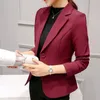 Kobiety Blazer Jackets Solid Color Femme Femme Ojte Busines