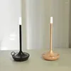 Lampes de table lampes touche sans fil rechargeable pour la bougie de camping de chambre à coucher
