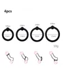 Silcone Penis Rings Set Cock Rings Penis Sleeve Penis Trainer Delay Ejaculation High Elasticity Time Lasting Sex Toys for Men8709003