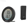 Gauges Wireless Thermometer Round Shape Records Trend Indicator Table Indoor Outdoor LCD Display Digital Wall Temperature Meter Sensor