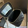 Portable Women Mini Makeup Bag With Mirror 10CM Leather Diamond Lattice Evening Clutch Shopping Coin Purse Zipper Borsa Luxury Handbag Trend Card Holder Sacoche