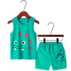 Les filles pyjamas sets en coton enfant pyjamas en bas âge d'été