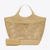 Moda Rive Gauche Raffias Beach Bag Designer Straw Tinka torebki torebki na ramię