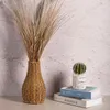 Vazen creatieve rattan vaas rieten vloer hand geweven bloem diy arrangement bureaublad ornamenten minimalistisch indoor decor