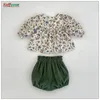 Vêtements ensembles de bébé filles et de printemps vêtements de fleur tops tops pantalon anniversaire baptisme 1 2 3 ans enfants tenues de concours fille