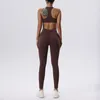 Al yoga jumpsuits dames bodysuit dance strakke ademende luchtoefening geïntegreerde heup-lift snel droog fitness pak mouwloze half zip tanktops lopende vest broeken