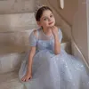 Girl Dresses Children's Dress 2024 Summer Princess Super Fairy Cloak Performance Birthday