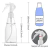 Garrafas de armazenamento 10pcs spray claro vazio 200 ml plástico recarregável gatilho de pulverizador à prova de vazamento Mistor recipiente para cabelos/planta/água/graduado