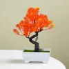 Dekorative Blumen Kränze Künstliche Pflanzen Bonsai kleiner Baum Topf Bunte Arrangement Ornamente gefälschte pflanzliche Blumenzimmer Home Hotel Tischdekoration