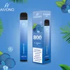 Factory Aivono AIM Plus 800 Puffs Electronic Cigarettes 550mAh 3,2 ml kapacitet engångsvapstänger 5% 2% 0% förångare puff plus lager