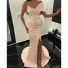 Pink Prom Light Dresses sjöjungfrupärlor Midja Kvällsklänning Valt Formell lång speciell OCN Split Party Dress