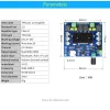 Amplificateurs UNISIAN TPA3116 AUDIO POWER AMPLIFICER CLASSD Digital TPA3116D2 2.0 Channe 2x100W Amplificateurs BT TF Carte AMP Module