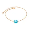 Bedelarmbanden S2333 mode sieraden Turkish Symbol Evil Eye Bracelet Resin Blue Eyes Bead Chain Drop levering DH0C5