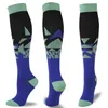 Socks Hosiery 2020 Neuankömmlinge Kompressionsstrümpfe lustige Sportsocken Unisex Outdoor -Laufraddruckstrümpfe Fußball Socken Krankenschwester Y240504