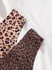 Culotte de femmes sexy basse taille léopard imprimé en t