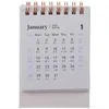 Calendrier 2024 Mini bureau Calendrier Vintage Decor Wall Grand Kids Tent Note Mémorandum debout