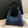 Sacs de soirée Sac à bandoulière pour femmes Denim Femelle Madars Madies Brand Designer Hands Purse Portabilité décontractée Bacheur Spring Summer