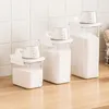 Storage Bottles Grains Measuring Detergent Food Container 1100/1800/2300ml Spout Multi-use Rice Laundry Dispenser Pour Cup Powder