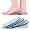 TPE Verhoogde Insole Hoogte Verhoog HALF SCHOENEN PAD MEN MEN VROUWEN SILICONE GEL ONIEUWE GROEISTE HOEL 1-3 cm liftzolen 240506