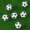 Fußball Hot 6pcs 32 mm schwarzer weißer Socer -Ball für Unterhaltung Flexible ausgebildete, entspannte Kinder kleiner Socer Ball Mini Tisch Fußballbälle