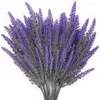 Flores decorativas 1 Bundador Jarrón de plástico de Provence Lavender de lavanda