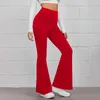 Frauenhose Capris Damen Weitbein Hosen Damen Langbein Sport eng sitzende Frauen Hochselastizität Fitnesshosen Mode kurze Ärmel Y240504