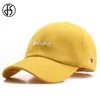Ball Caps FS 2024 Streetwear Pink Yellow Cute Baseball Cap pour hommes Femmes Summer Snapback Hip Hop Trucker Caps Casquette Femme Y240507