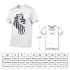 Heren Polos Lion Tribal Tattoo Style Distressed Design T-shirt Oversized Sweat Tops Heren lange T-shirts