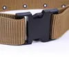 Fabric de tissus Tactical Belt Tolevas Casual Fashion Fashion Luxury Designer Jeans Belt for Men Military Sports Str avec ceinture réglable J240506