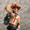 Экшн -фигуры фигура One Piece DX10 -й годовщины огненные кулак эскал D Ace Luffy Brother Toys Japan Anime Collectable Pigturines Pvc Model Toy