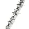 19 mm Hip Hop Punk Mens Thorns Cuban Link Chain Collier Bracelets 5a Zircon Men de bijoux lourds