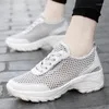 Fitness Shoes 2024 Summer Women Sneakers Fashion Breshatable Stecual Casual Platform для чернокожих