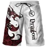 Heren shorts Cool Tiger Wolf Summer Shorts Comfortabele surfplank Hawaiian Beach Shorts Quick Dry Sports Shorts Mens Beach Shorts Boys T240505