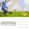 Soccer Folding Training Goal Net Kits for Kids Portable Indoor Outdoor Football Plaything Practice With Inflatable Soccer and Pump