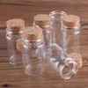 Förvaringsflaskor 2st 100 ml 47 80mm glas med korklock kryddburkar behållare fartyg godis som önskar bröllop gynnar
