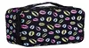 Portable Travel Makeup Train Case Cosmetic Bag Organizer with Adjustable Compartment Brush Holder6196181