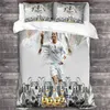 Ensemble de literie 23 pièces sur la couvre-housse de couette Ronaldo Idol Football Star 3D Imprimé Couverture de couette pour adolescents Childre