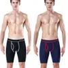 Underpants Set a 5 pezzi di biancheria da uomo lunghi pugili bianche da uomo sexy clavin calzones boxing shorts mens biancheria da uomo