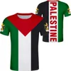 T-shirts voor heren Palestina T-shirt 3D Gedrukte Casual Strt Letter T-shirt Nation Flag Tate Palestina College Oversized Design Men Women Clothing T240505