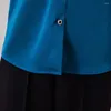 Camicette da donna camicia satinata manica corta camicetta da donna 2024 camicie da donna e donne di base tops da donna abbigliamento casual