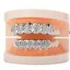 Cumbic Zircon Hip Hop Fangs dents bouche punk dents Caps Cosplay Grills Bijoux du rappeur 240418