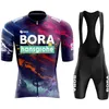 Männer MTB UCI Bora Herren Kleidung Kleidung Sommer Radfahren Fahrradfahrrad Bike Uniform Männliche Labber Kleidung Mann Jersey Set Laser Cut Bluse 240426