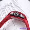 Minimaliste RM Wrist Watch RM11-03 Red NTPT Limited Tourbillon Full Hollow Manual Leisure Business RM1103