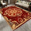Persisk stil stor matta för vardagsrum röda bohemiska mattor lounge kontor matsal europeisk tatami matta sänganpassningsbar 240419