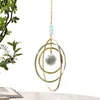 Décorations de jardin Miroir arrière Miroir Crystal réfléchissant Sunlight Pendentif Suspende Ornements Cristaux clairs pour la fenêtre de la porte d'entrée